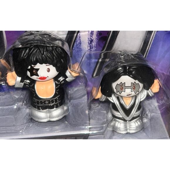 Fisher-Price Little People Kiss "Are You Ready To Rock" Collector Set (NEW) - Picture 3 of 5